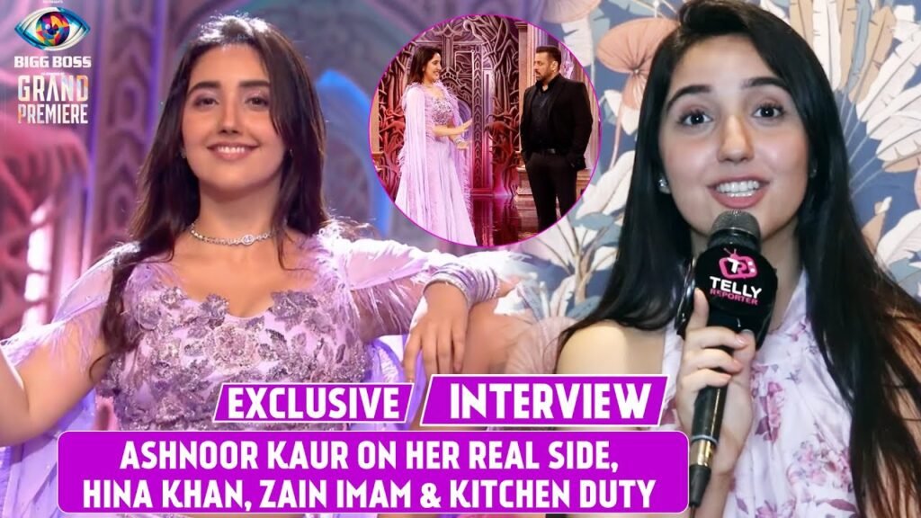 bigg boss 19 ashnoor kaur interview on best career choice real side hina khans advice salman
