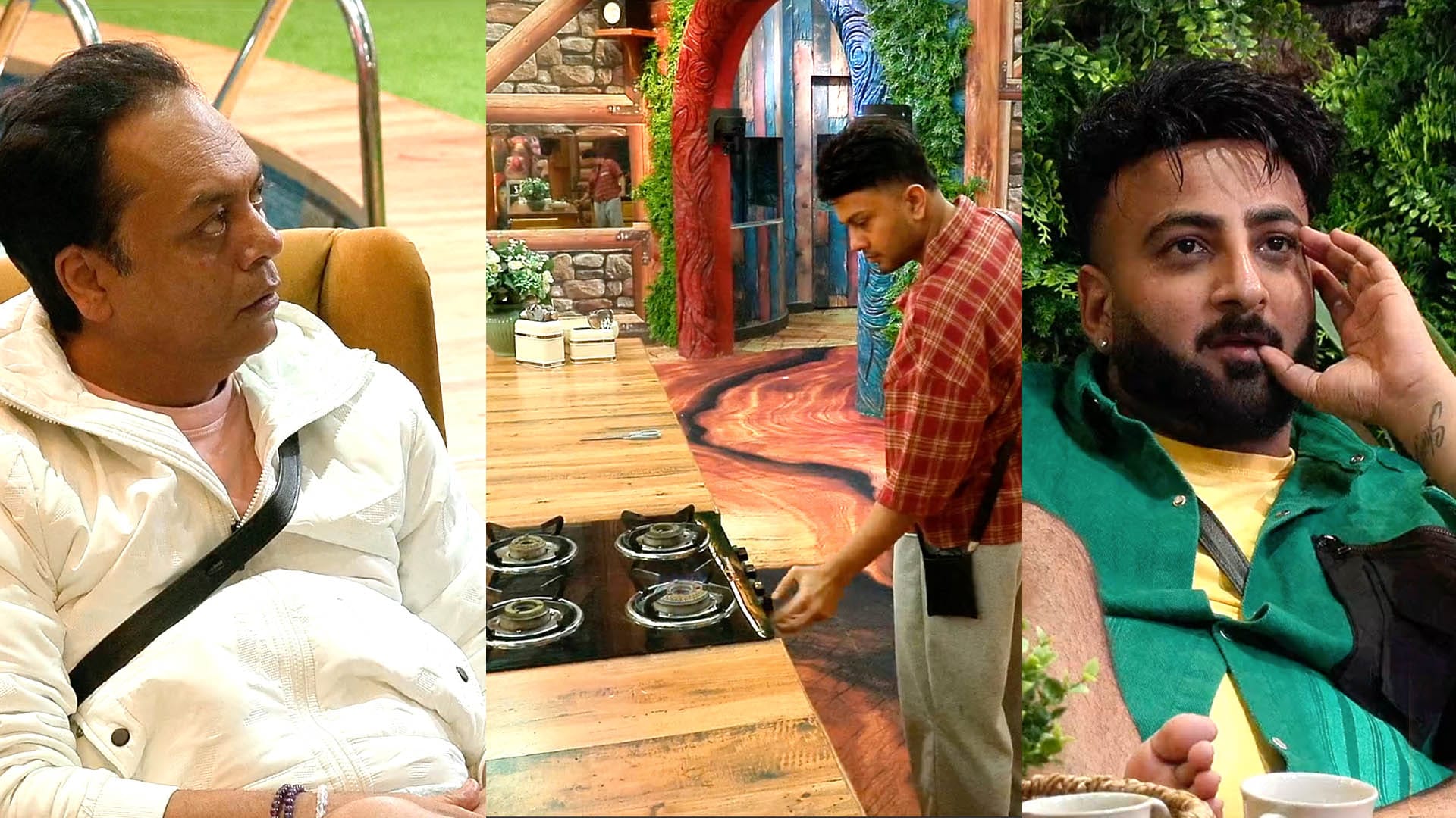 Bigg Boss 19 Gas left on in kitchen Shehbaz Zeeshan clash with Abhishek Bajaj