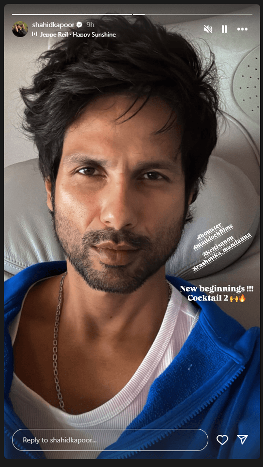 Shahid Kapoor kicks off shooting for Cocktail 2