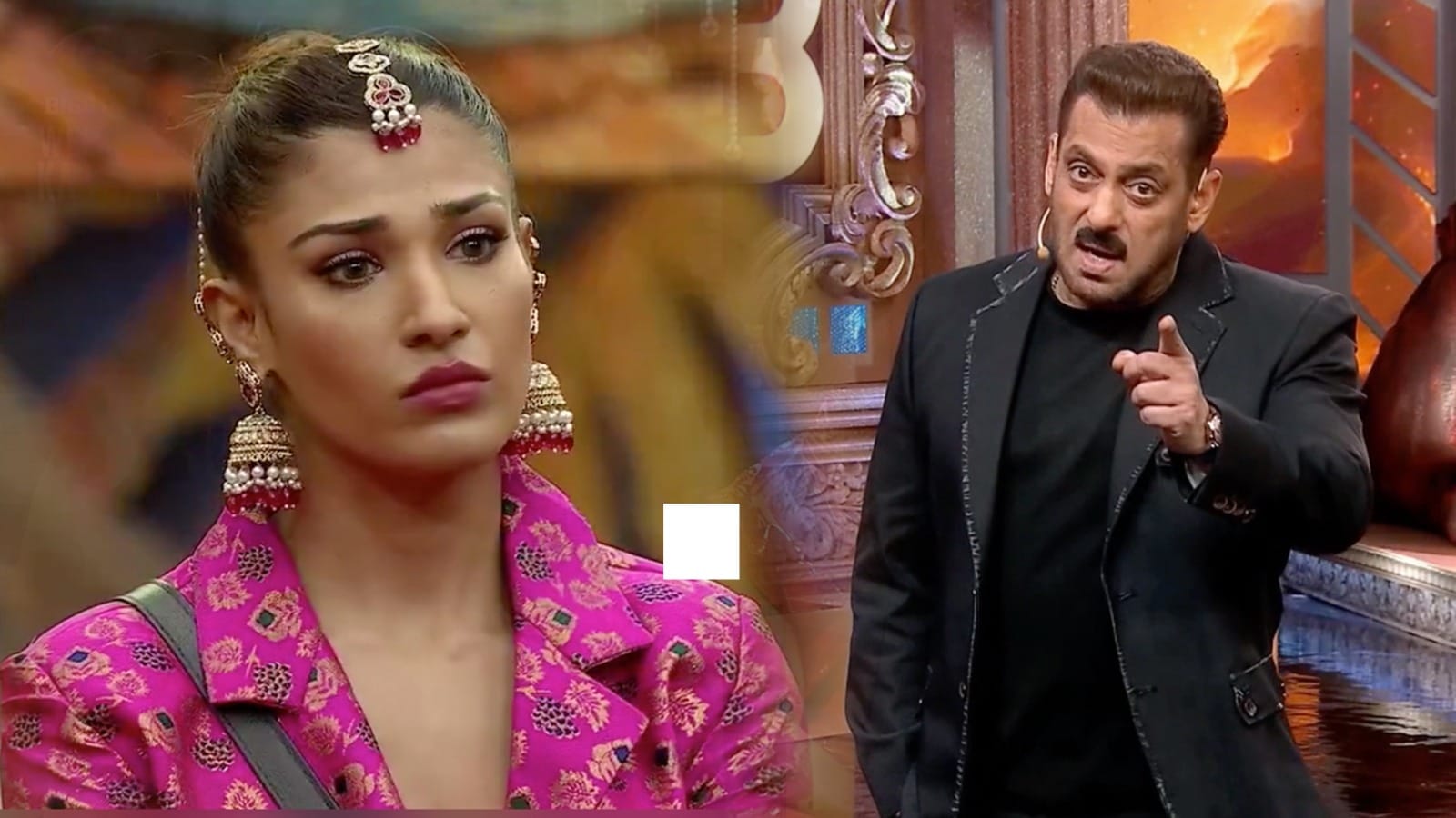 bigg boss 19 weekend ka vaar salman khan blasts nehal chudasama farhana bhatt for stirring unwanted drama