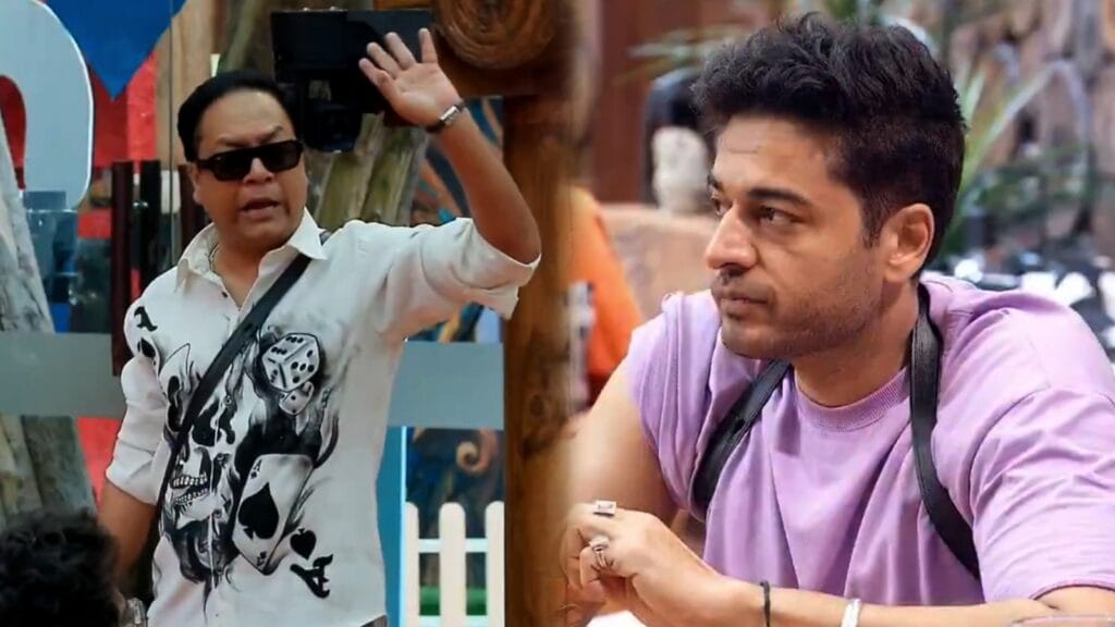 bigg boss 19 zeeshan qadri clashes with gaurav khanna calls him jhoota and makkaar