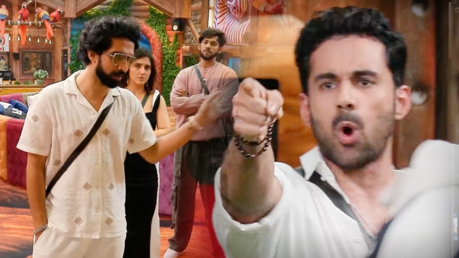 amaal abhisheks fiery face off in the bigg boss house