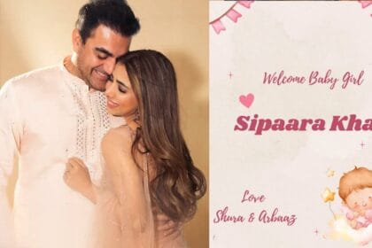 arbaaz khan and sshura welcome baby girl name her sipaara khan