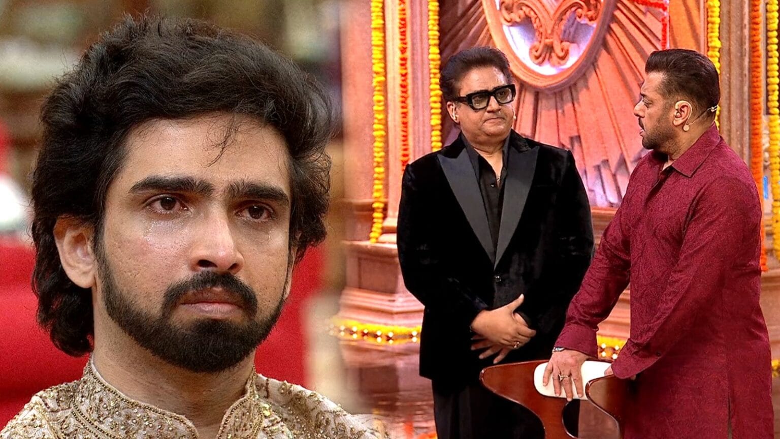 bigg boss 19 salman khan schools amaal mallik in front of his father
