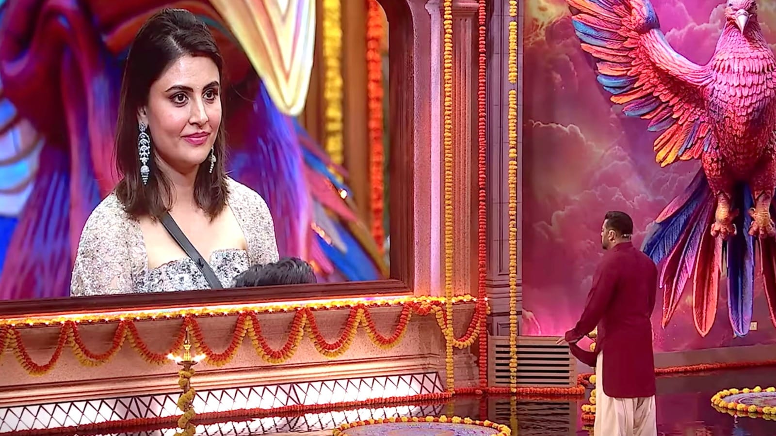 bigg boss 19 salman khan schools malti for her comment on nehals outfit
