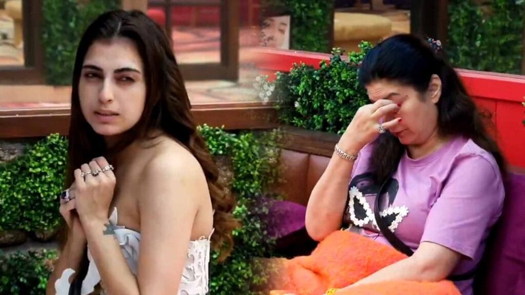 farrhana bhatt and kunickaa sadanands emotional exchange on bigg boss 19