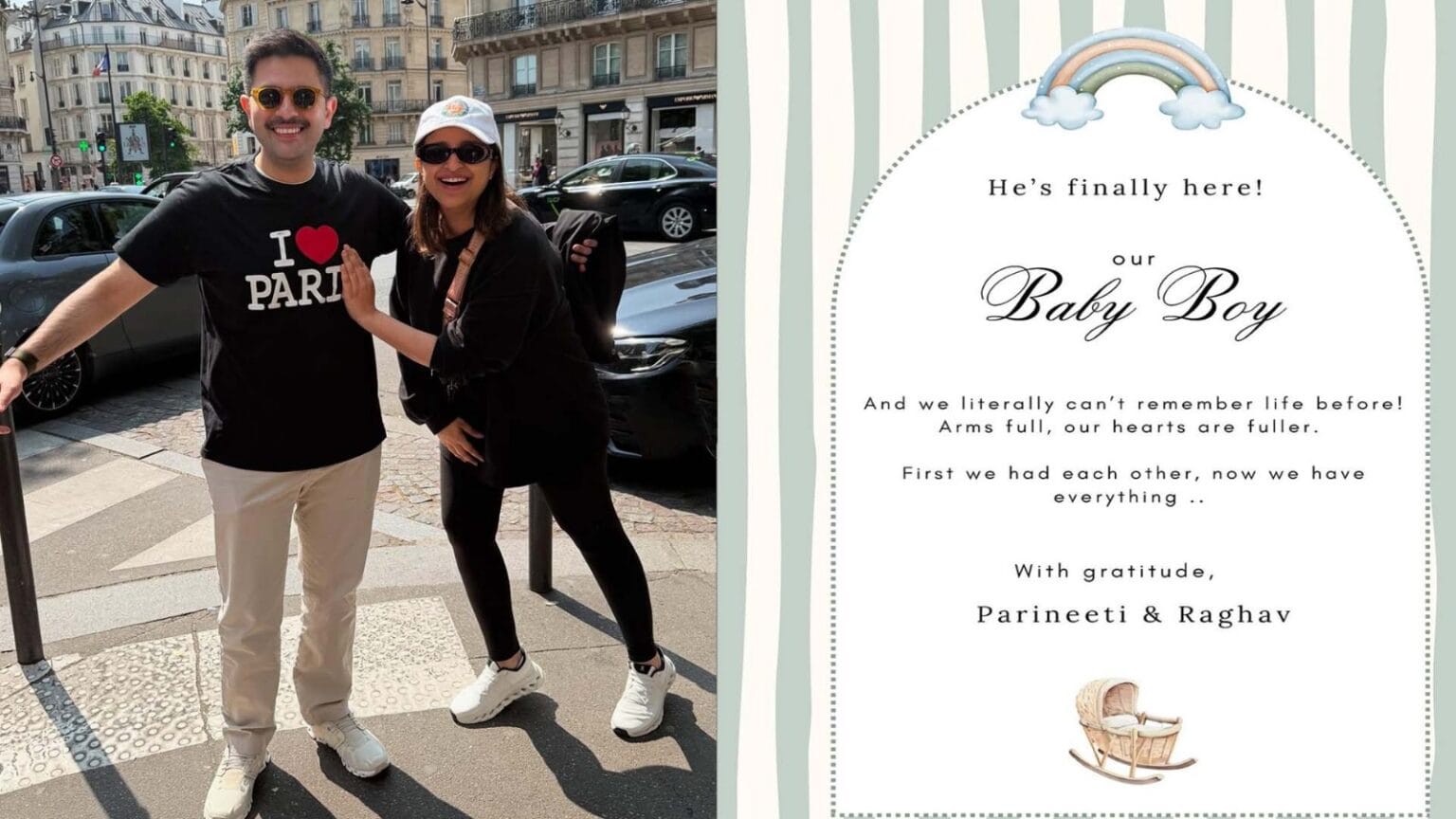 parineeti chopra and raghav chadha embrace parenthood with heartfelt note