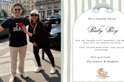 parineeti chopra and raghav chadha embrace parenthood with heartfelt note