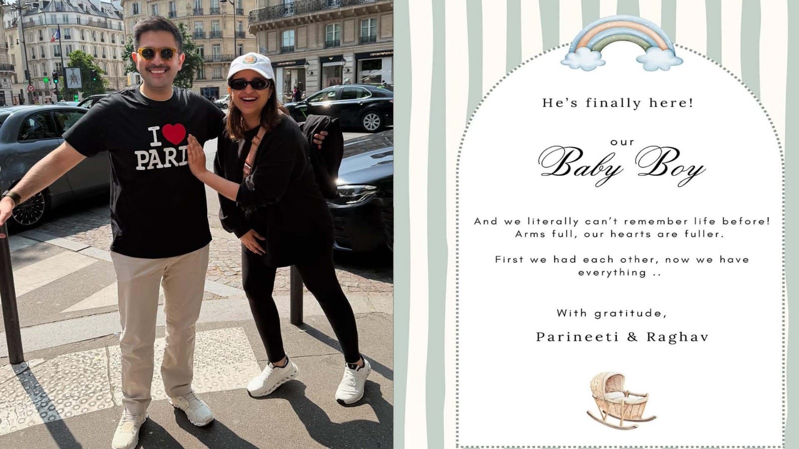 parineeti chopra and raghav chadha embrace parenthood with heartfelt note