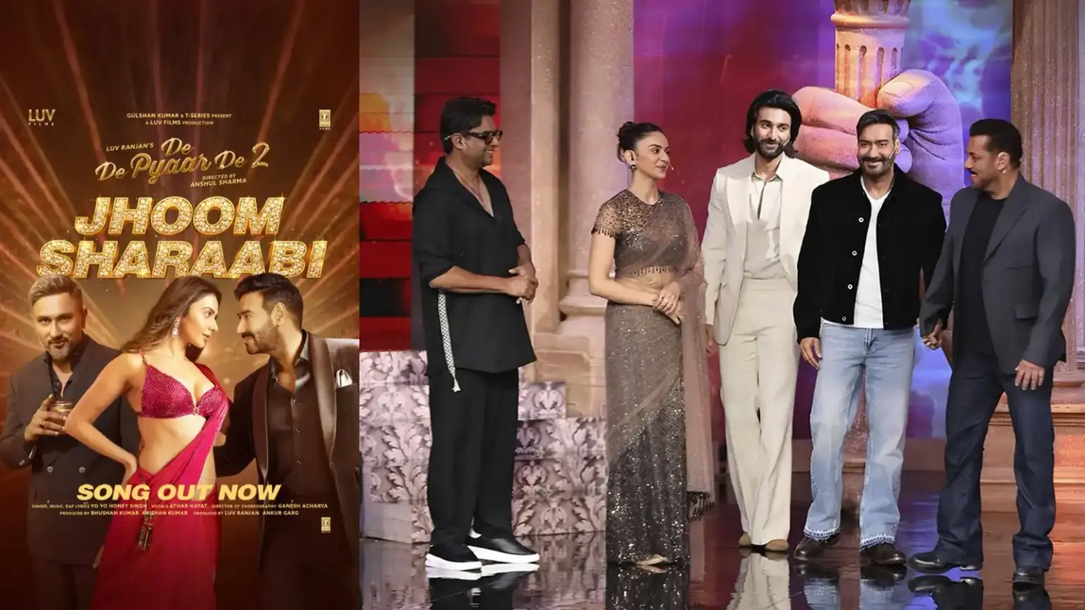 bigg boss 19 ajay devgn rakul preet r madhavan bring drama while promoting de de pyaar de 2 2