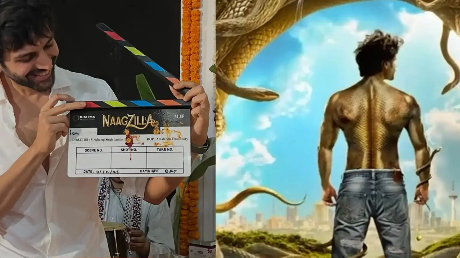 kartik aaryan turns naag for his next naagzilla begins rolling 1