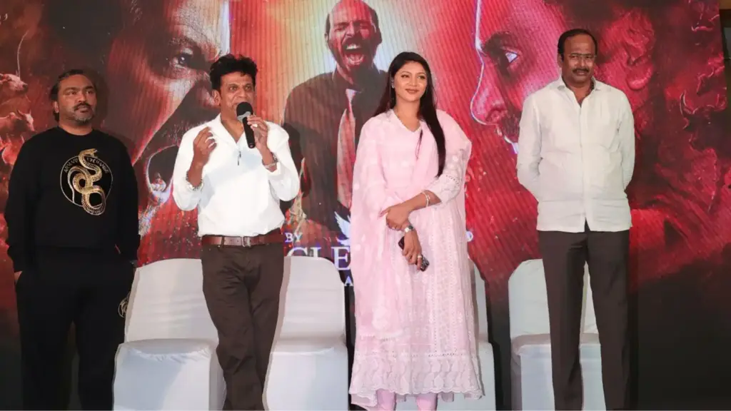 grand success press conference of 45 held in mumbai with superstar dr shivarajkumar and team